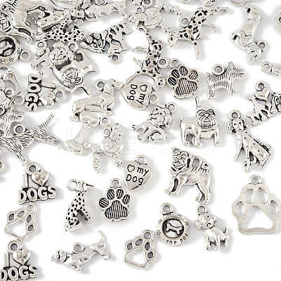 3Sets Tibetan Style Alloy Pendants FIND-FS0004-04-1