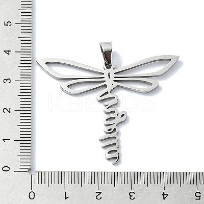 Non-Tarnish 304 Stainless Steel Pendants STAS-C097-09P-1