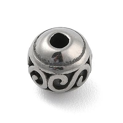 316 Surgical Stainless Steel Beads STAS-S173-18AS-1