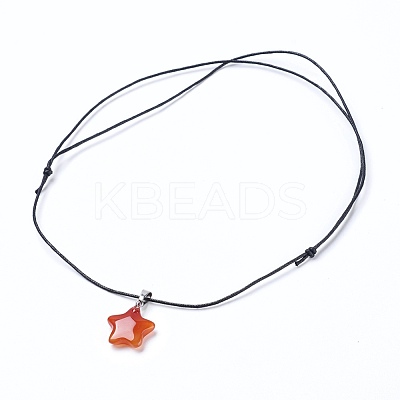 Pendant Necklaces X-NJEW-JN02195-M-1
