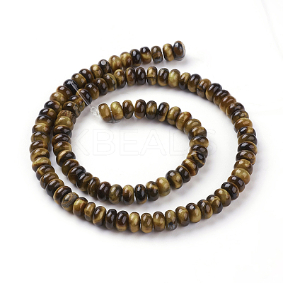Natural Tiger Eye Beads Strands G-G731-03-6mm-1