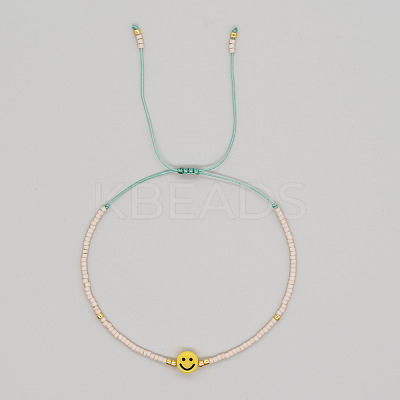 Bohemian Glass Seed Beads Braided Bead Bracelets JT0778-1-1