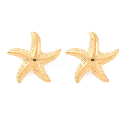 304 Stainless Steel Stud Earrings for Women LS-EJEW-K306-12G-1