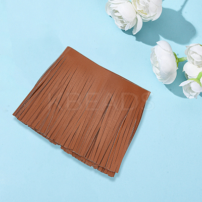 2M PU Leather Suede Fringe Trim AJEW-CY0001-58A-02-1
