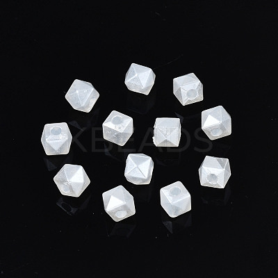 ABS Plastic Imitation Pearl Beads OACR-N008-112-1