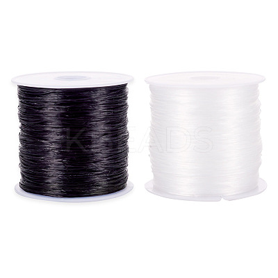 2 Rolls 2 Colors Elastic Crystal Thread EW-TA0001-07B-1