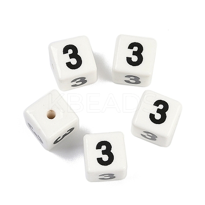 Glazed Porcelain Beads PORC-R003-07-03-1