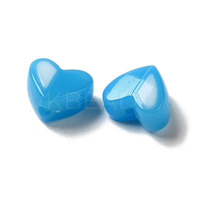 Imitation Jelly Acrylic Opaque Beads SACR-R741-01B-1