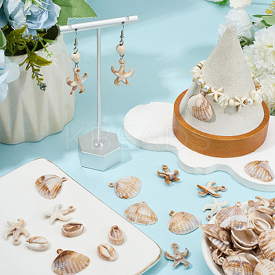 180Pcs 3 Style Ocean Theme Opaque Acrylic Pendants OACR-SP0001-54-1