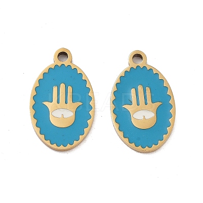 Ion Plating(IP) 316 Surgical Stainless Steel Pendants STAS-U014-59G-02-1