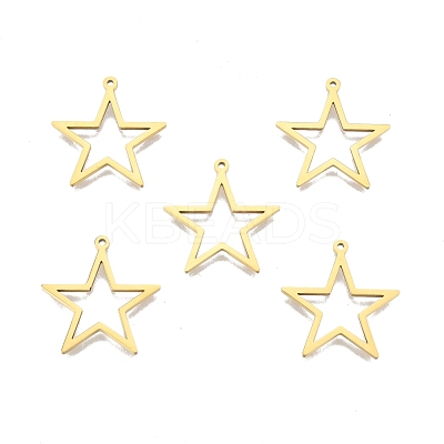Ion Plating(IP) 201 Stainless Steel Pendants STAS-N098-096LG-1