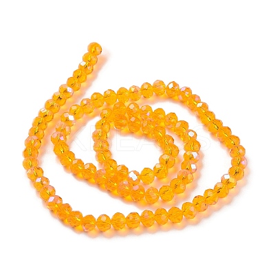 Electroplate Glass Beads Strands X1-EGLA-A034-T8mm-L11-1