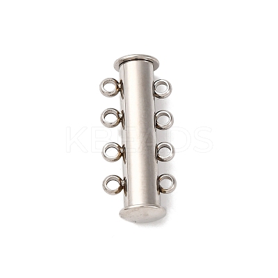 304 Stainless Steel Slide Lock Clasps STAS-A117-07B-P-1