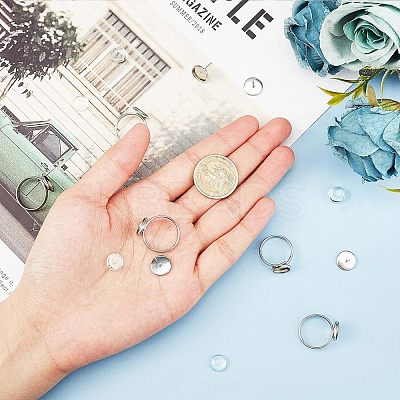DIY Earring & Finger Ring Making Kits DIY-UN0001-45P-1