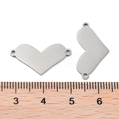 Non-Tarnish 201 Stainless Steel Connector Charms STAS-A090-18P-1
