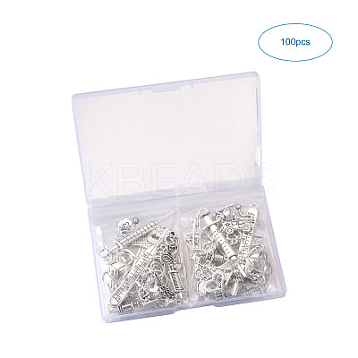 Tibetan Style Zinc Alloy Pendants TIBEP-TA0002-36AS-RS-1