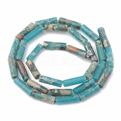 Chips Synthetic Aqua Terra Jasper Beads Strands X-G-S322-005A-1-1