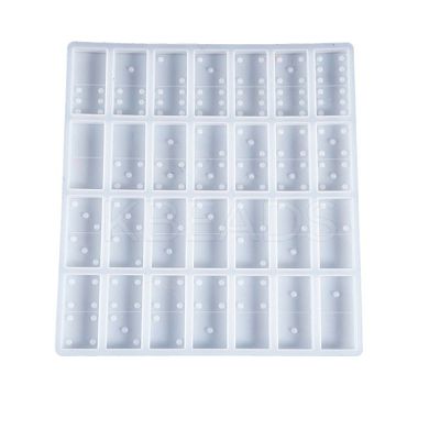 DIY Dominoes Silicone Molds DIY-K017-04-1