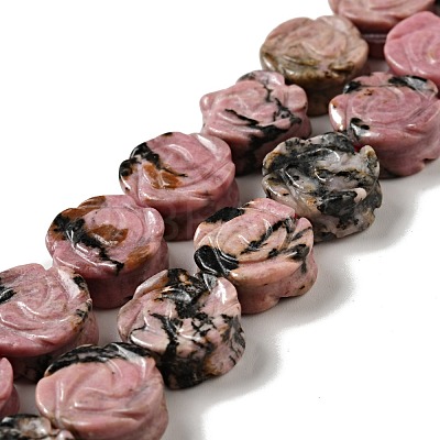 Natural Rhodonite Beads Strands G-D475-01L-1