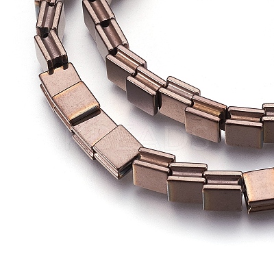 Electroplate Non-magnetic Synthetic Hematite Bead Strands G-I208-13-C-1