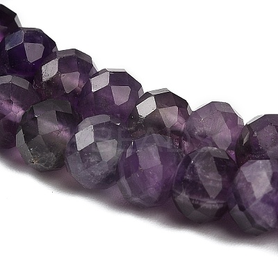 Natural Amethyst Beads Strands G-G278-A01-4x6mm-1