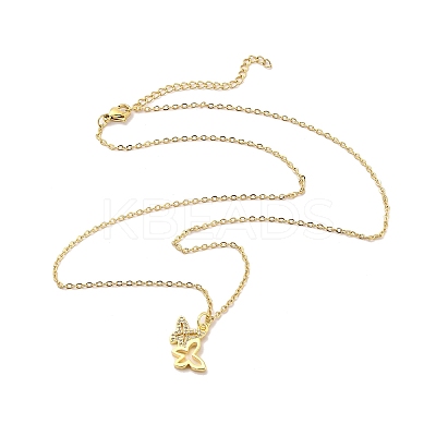 304 Stainless Steel Pendant Necklaces NJEW-U002-25G-03-1