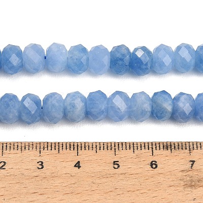 Faceted Dyed Natural White Jade Beads Strands GG-CBAE966-01A-T-1