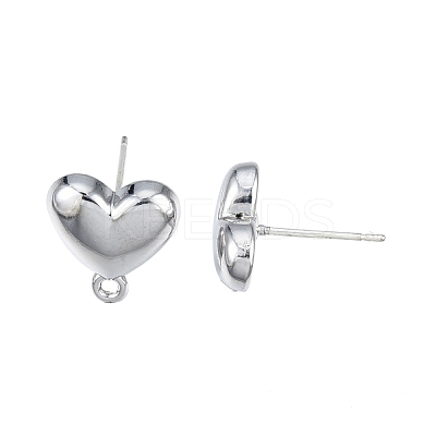Alloy Stud Earring Findings PALLOY-N150-86P-1