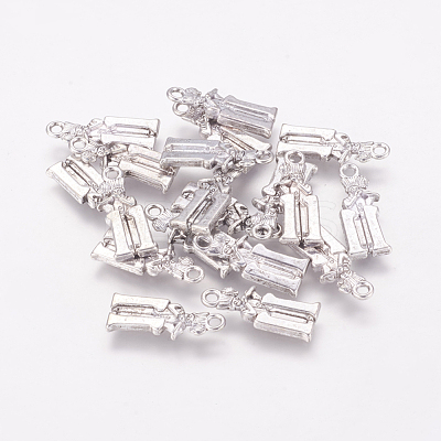 Tibetan Style Alloy Pendants X-TIBEP-GC150-AS-NR-1