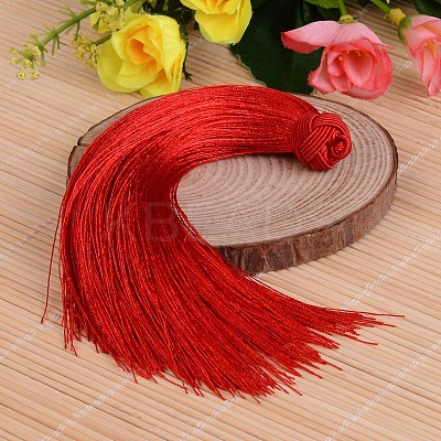 Beautiful Design Nylon Tassel Pendant Decorations X-NWIR-I007-14-1