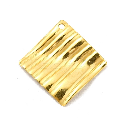 Ion Plating(IP) 201 Stainless Steel Pendants STAS-G296-07G-1