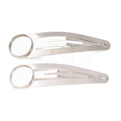 Iron Snap Hair Clip Findings RN-CBAB9AC-11P-1