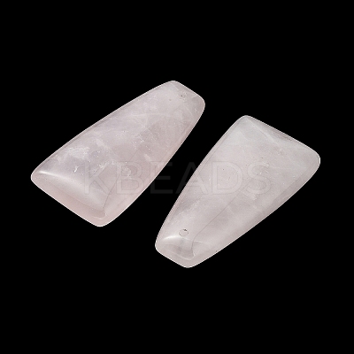 Natural Rose Quartz Pendants G-E596-01D-1