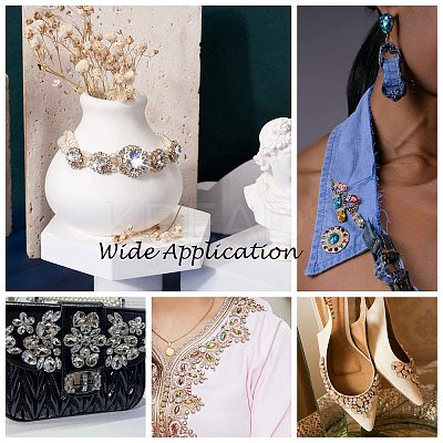 Sew on Rhinestone RGLA-T034-7x15mm-05-1