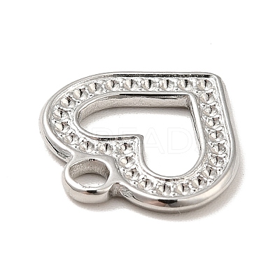 Non-Tarnish 304 Stainless Steel Pendants Rhinestone Setting LS-STAS-A066-04P-1