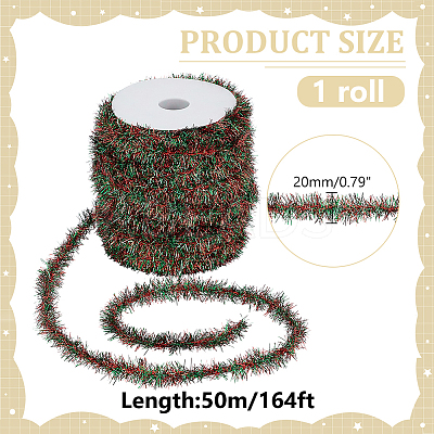 50M Shiny Tinsel Hanging Garland SRIB-WR0001-14C-1