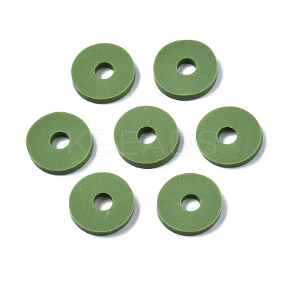 Handmade Polymer Clay Beads CLAY-R067-8.0mm-B43-1