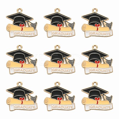 20Pcs Alloy Enamel Pendants ENAM-CJ0004-17-1