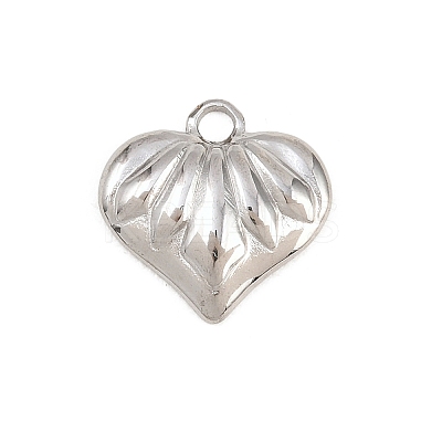 Textured 304 Stainless Steel Pendants STAS-L313-01C-P-1