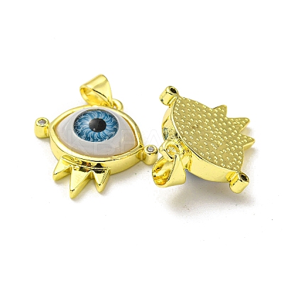 Real 18K Gold Plated Brass Pendants KK-L209-002G-01-1