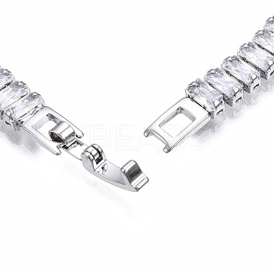 Cubic Zirconia Classic Tennis Bracelet ZIRC-S067-073A-NF-1