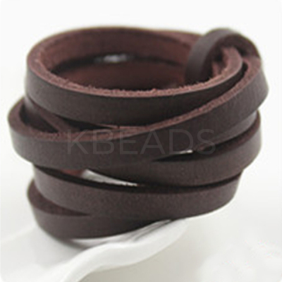 Flat Leather Jewelry Cord LS-WL-WH0008-01A-03-1