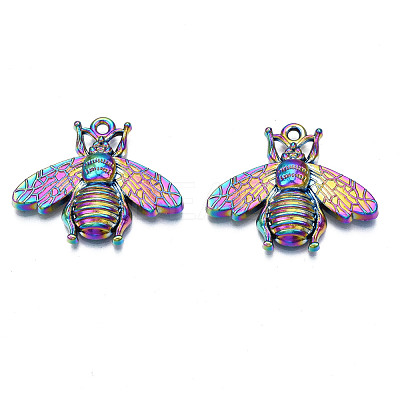 Rainbow Color Alloy Pendants PALLOY-N156-184-NR-1
