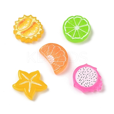 Printed Transparent Resin Imitation Food Cabochons RE-CBAC39A-04-1