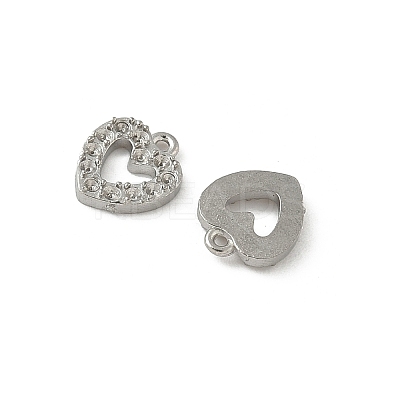 304 Stainless Steel Pendant Rhinestone Settings STAS-Z144-02P-03-1