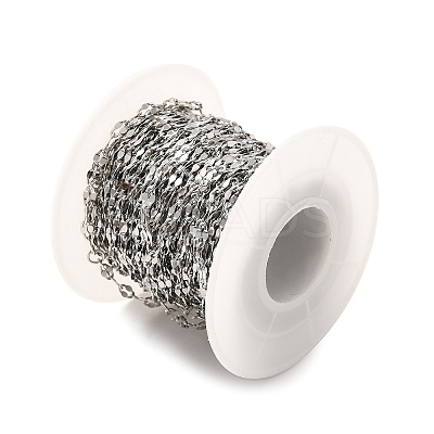 Tarnish Resistant 304 Stainless Steel Dapped Chains STAS-B040-01P-1