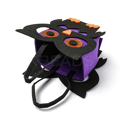 Owl Felt Halloween Candy Bags with Handles LS-HAWE-K001-01C-1