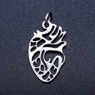 Non-Tarnish 201 Stainless Steel Pendants STAS-T046-JA352-1-1