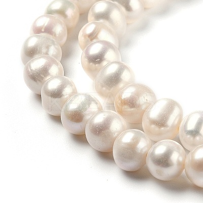 Natural Cultured Freshwater Pearl Beads Strands PEAR-L033-15-01-1
