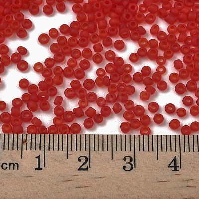 12/0 Frosted Round Glass Seed Beads X-SEED-A008-2mm-M5-1